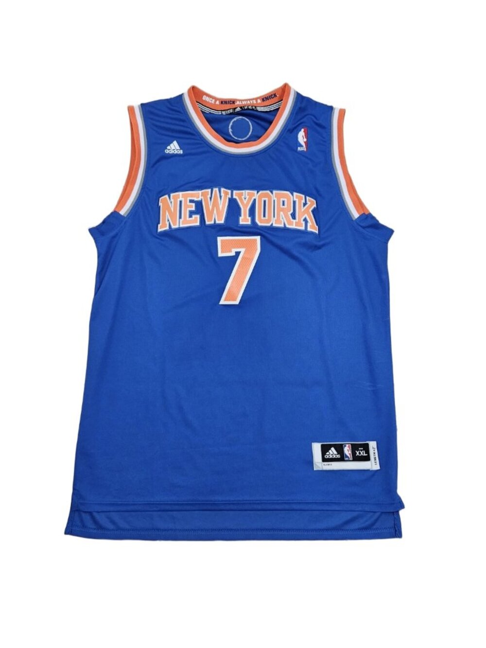 Adidas New York Knicks Carmelo Anthony #7 NBA Jersey Men's XXL